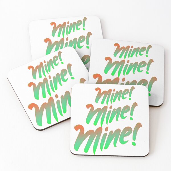 Item preview, Illustration graphic with text "Mine, MIne, Mine" designed and sold by Art-Horizon.