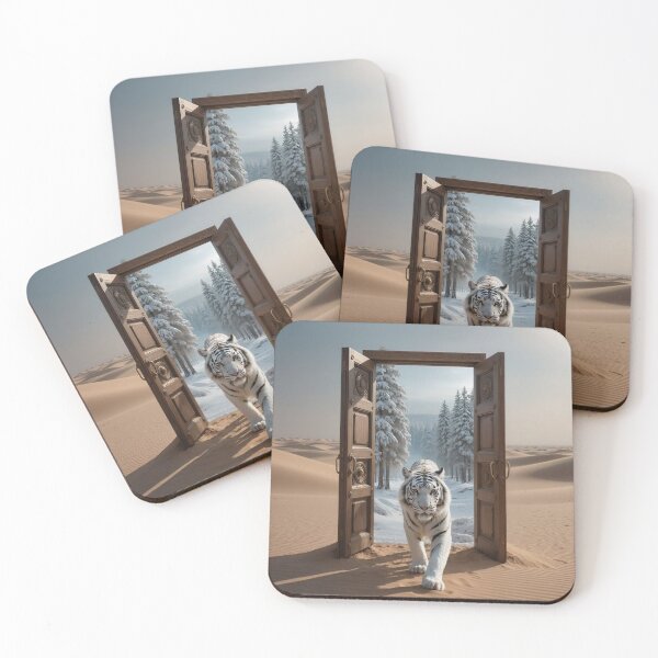 Item preview, Ancient Door Connecting Desert and Snowy Forest designed and sold by Wonderful Designs.