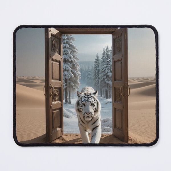 Item preview, Ancient Door Connecting Desert and Snowy Forest designed and sold by Wonderful Designs.