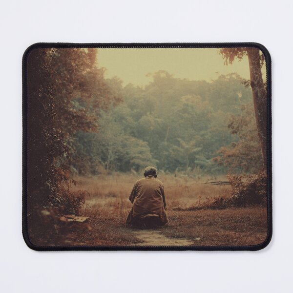 Item preview, Solitude in the Forest – Moody Autumn Nature Photography designed and sold by nadrune.
