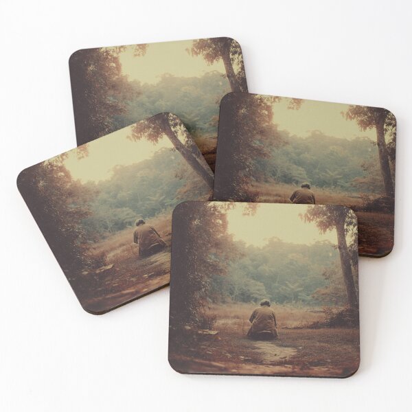 Item preview, Solitude in the Forest – Moody Autumn Nature Photography designed and sold by nadrune.