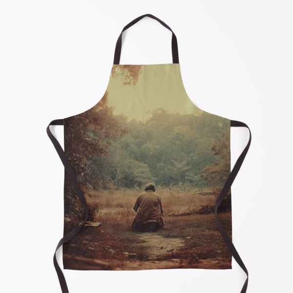 Item preview, Solitude in the Forest – Moody Autumn Nature Photography designed and sold by nadrune.