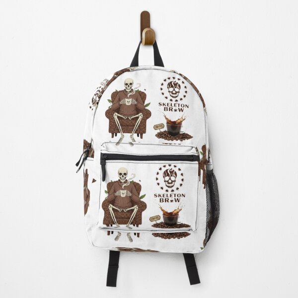 Item preview, Funny Skeleton Coffee Lover Design - Tired Skeleton Drinking Coffee designed and sold by so01.
