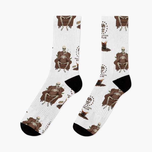 Item preview, Funny Skeleton Coffee Lover Design - Tired Skeleton Drinking Coffee designed and sold by so01.