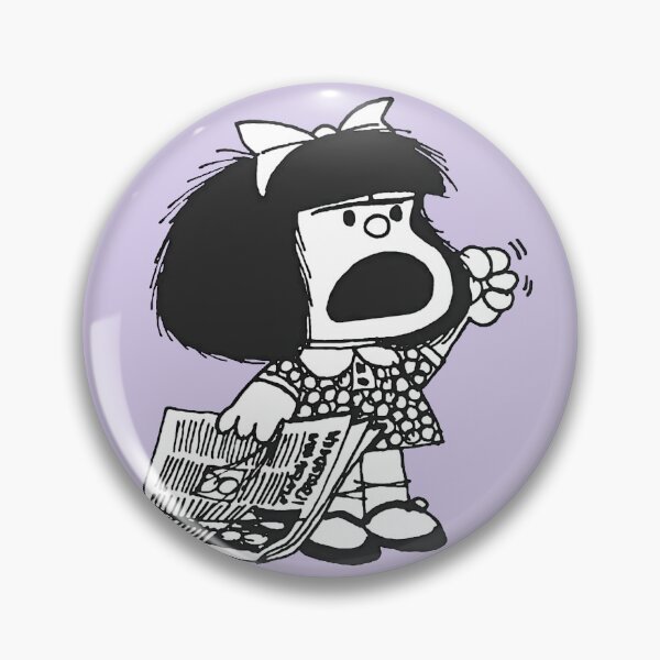 Item preview, MAFALDA  mad at the news designed and sold by thewisekitty.