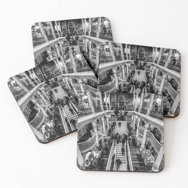 Item preview, Black and White Bookstore Interior designed and sold by Rabee Khalil Photography.