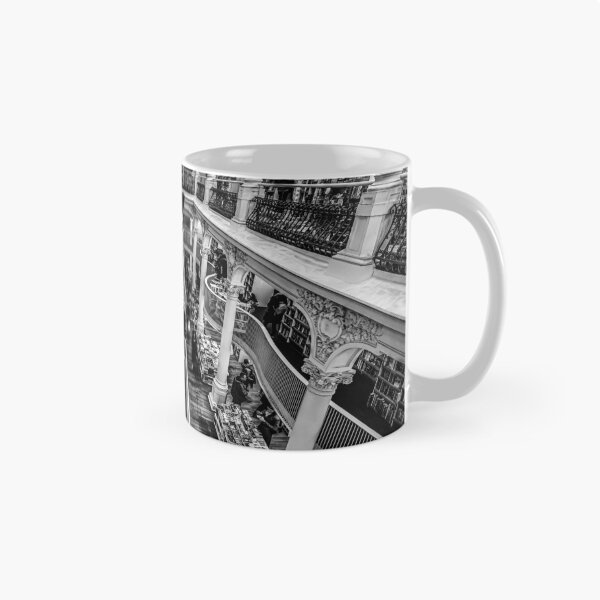 Item preview, Black and White Bookstore Interior designed and sold by Rabee Khalil Photography.