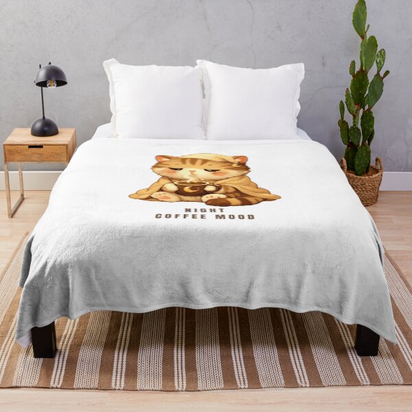 Item preview, Night Coffee Mood – Cozy Sleepy Cat T-Shirt for Coffee designed and sold by Magic-store16.