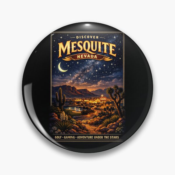 Artikelvorschau, Mesquite, Nevada – Nachtlandschaft unter dem Sternenhimmel der Wüste entworfen und verkauft von American Travels.