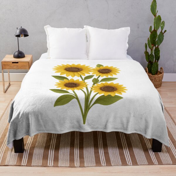 Item preview, Paper Sunflowers - Bright Handmade Floral Illustration designed and sold by JaneMcCarthyDNA.