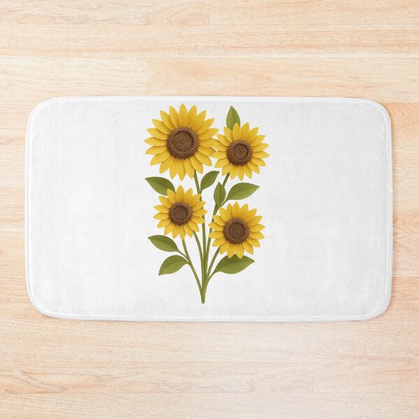 Item preview, Paper Sunflowers - Bright Handmade Floral Illustration designed and sold by JaneMcCarthyStudio.
