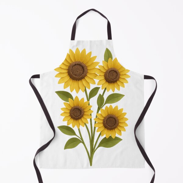 Item preview, Paper Sunflowers - Bright Handmade Floral Illustration designed and sold by JaneMcCarthyStudio.