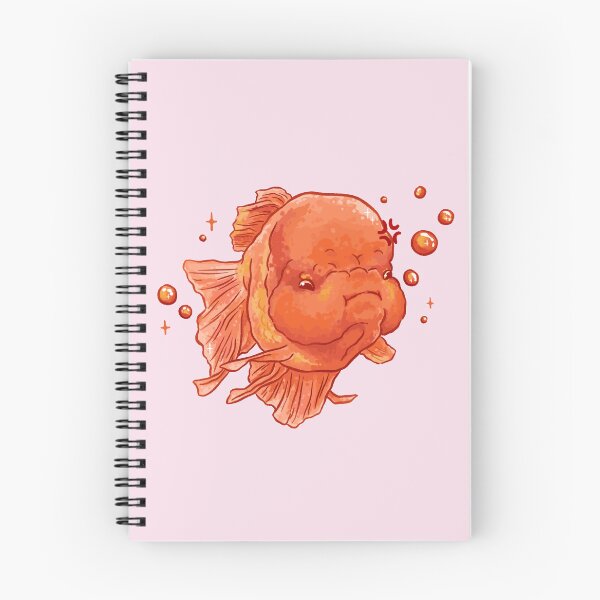 Item preview, Angry Orange Oranda Fish designed and sold by Peach Frog.