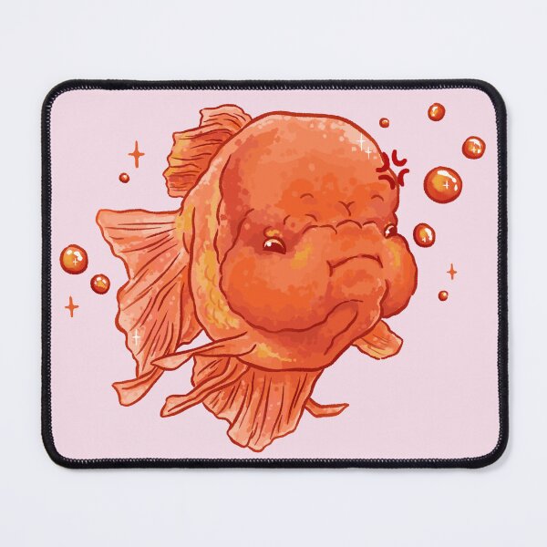 Item preview, Angry Orange Oranda Fish designed and sold by Peach Frog.