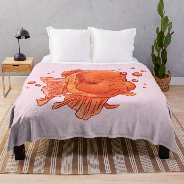 Item preview, Angry Orange Oranda Fish designed and sold by Peach Frog.