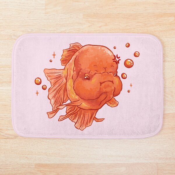 Item preview, Angry Orange Oranda Fish designed and sold by Peach Frog.