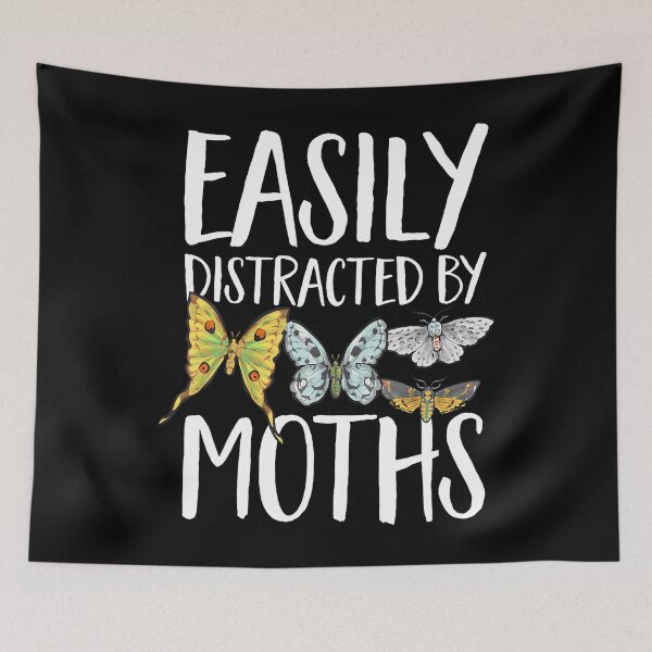 Item preview, Moth Insect Collector Easily Distracted By Moths designed and sold by keatnybolho.