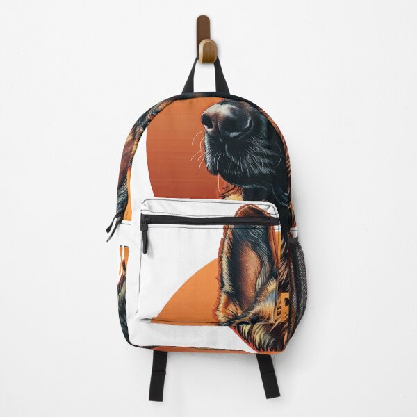 Item preview, Noble Guard: German Shepherd in Solar Red designed and sold by ForeverPrintsOK.