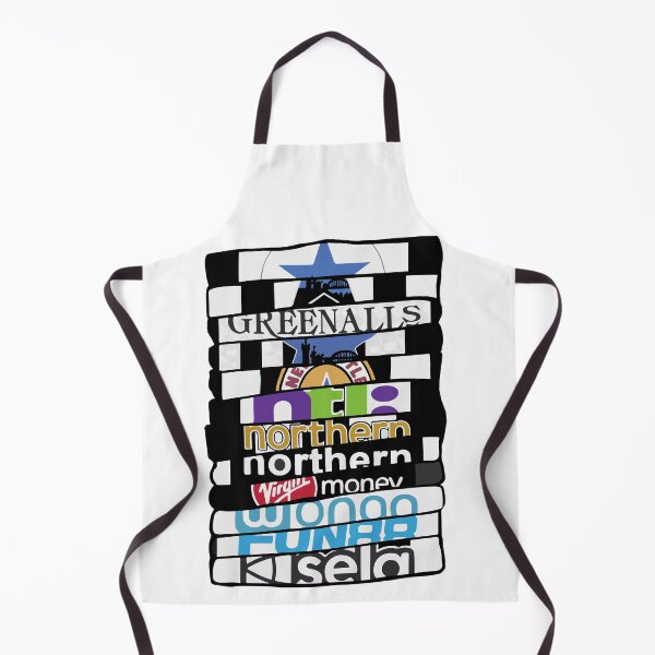 Item preview, Newcastle Retro Jersey Stack Football Toon Army designed and sold by The Half Volley.