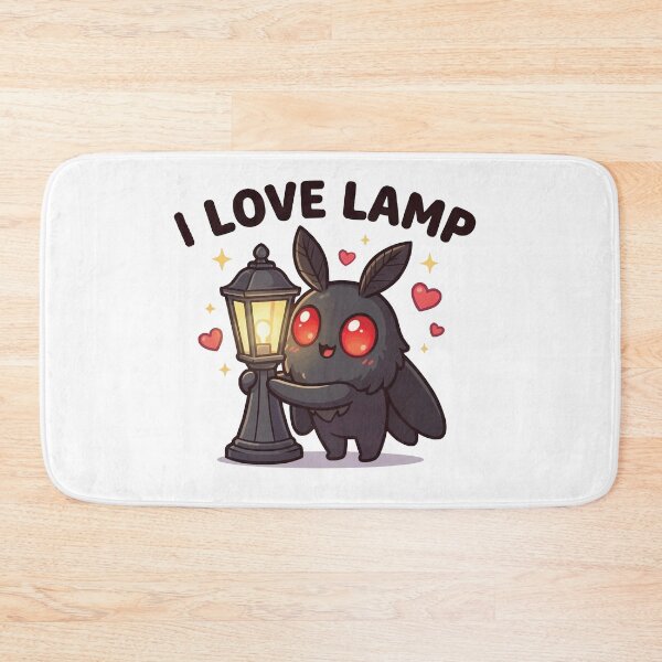 Item preview, I Love Lamp - Cute Chibi Mothman Meme designed and sold by Petzzz.