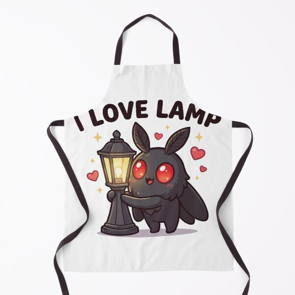 Item preview, I Love Lamp - Cute Chibi Mothman Meme designed and sold by Petzzz.