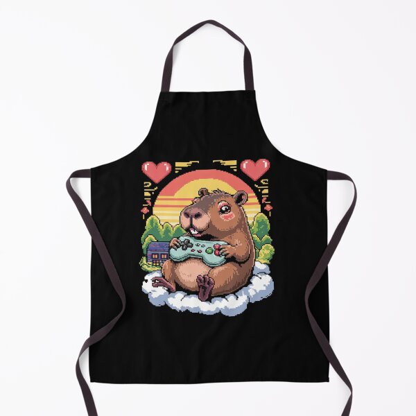 Item preview, Funny Capybara Playing Video Games, Capybara Gaming Lovers designed and sold by InspiredFoul.