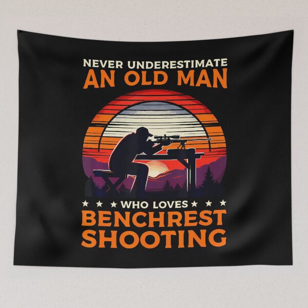 Item preview, Never Underestimate An Old Man Who Loves Benchrest Shooting designed and sold by keatnybolho.