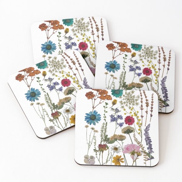 Item preview, Wildflower, Botanical Pressed Flower Graphic, Cottagecore Garden designed and sold by DesignDenDo ⭐⭐⭐⭐⭐.
