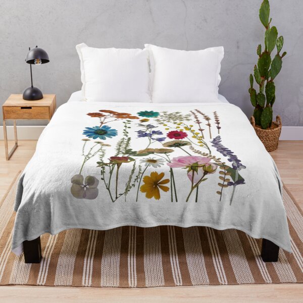 Item preview, Wildflower, Botanical Pressed Flower Graphic, Cottagecore Garden designed and sold by DesignDenDo ⭐⭐⭐⭐⭐.