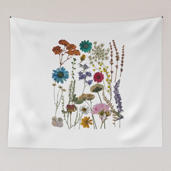 Item preview, Wildflower, Botanical Pressed Flower Graphic, Cottagecore Garden designed and sold by DesignDenDo ⭐⭐⭐⭐⭐.