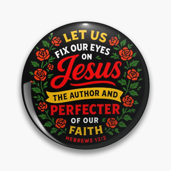 Item preview, Hebrews 12:2 Let Us Fix Our Eyes On Jesus designed and sold by plushism.
