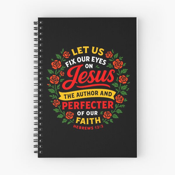 Item preview, Hebrews 12:2 Let Us Fix Our Eyes On Jesus designed and sold by plushism.