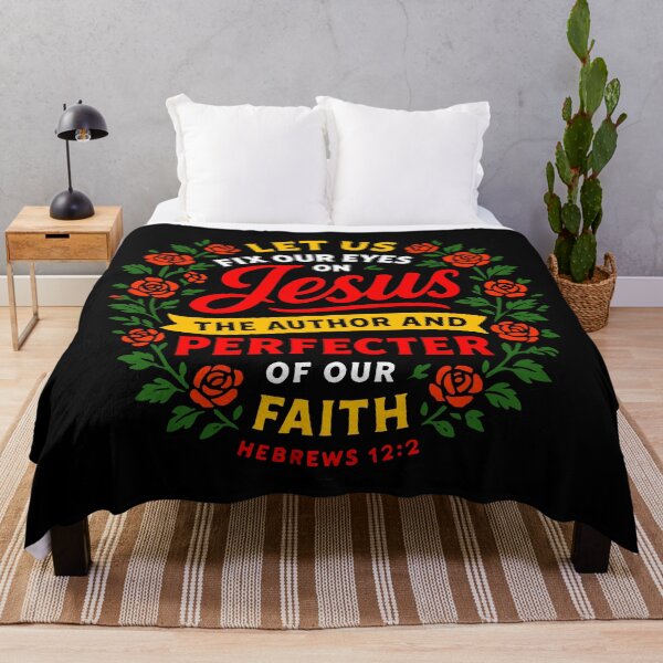 Item preview, Hebrews 12:2 Let Us Fix Our Eyes On Jesus designed and sold by plushism.