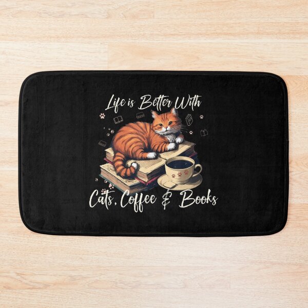Item preview, Life Is Better With Cats Coffee And Books designed and sold by keatnybolho.