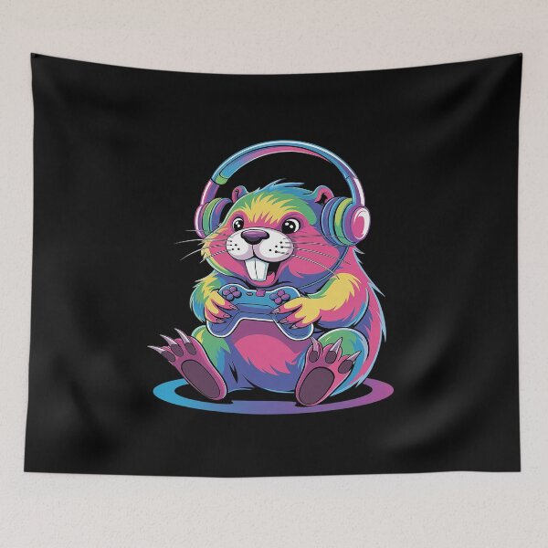 Item preview, Funny Capybara Gamepad Headphones Video Games Gamer 4  designed and sold by InspiredFoul.