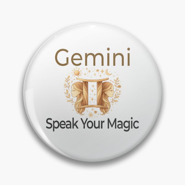 Item preview, Gemini Zodiac Affirmation Design – Speak Your Magic | Creativity & Expression designed and sold by Safe Soul DeLife.