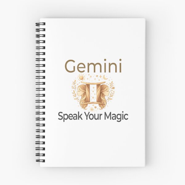 Item preview, Gemini Zodiac Affirmation Design – Speak Your Magic | Creativity & Expression designed and sold by Safe Soul DeLife.