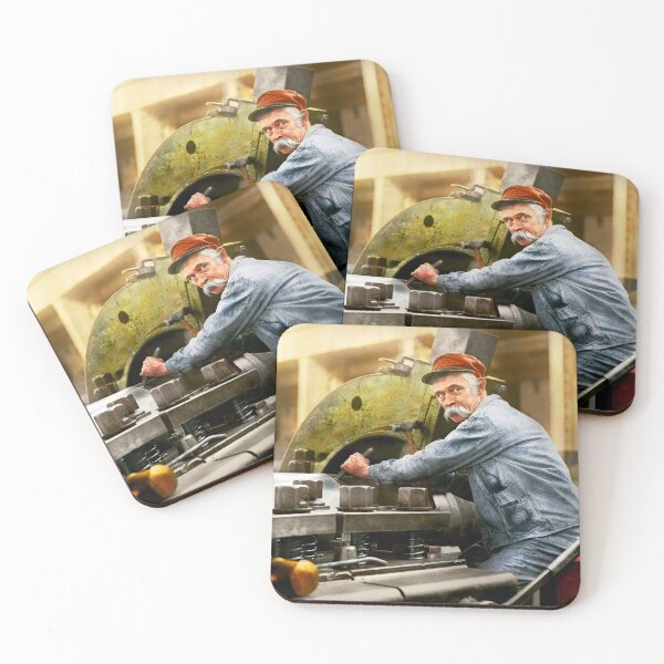 Item preview, Machinist - Lathe - A Man and his Mustache 1917 designed and sold by Mike Savad Photography.