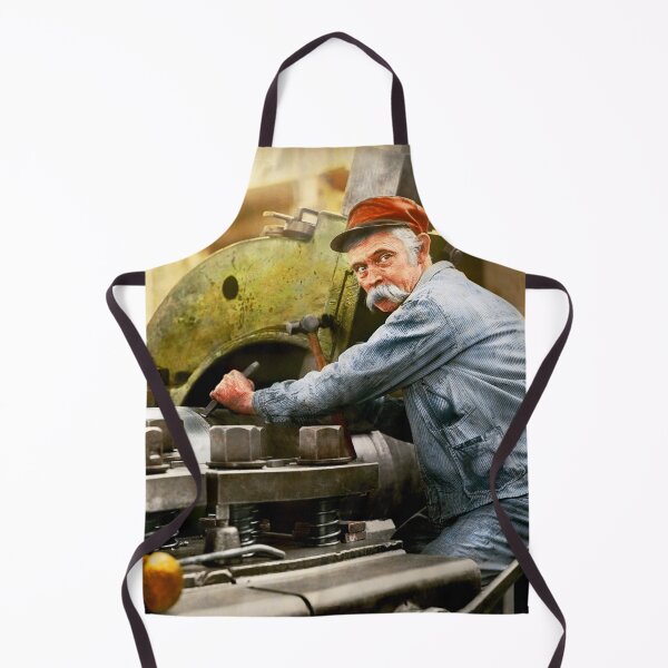 Item preview, Machinist - Lathe - A Man and his Mustache 1917 designed and sold by Mike Savad Photography.
