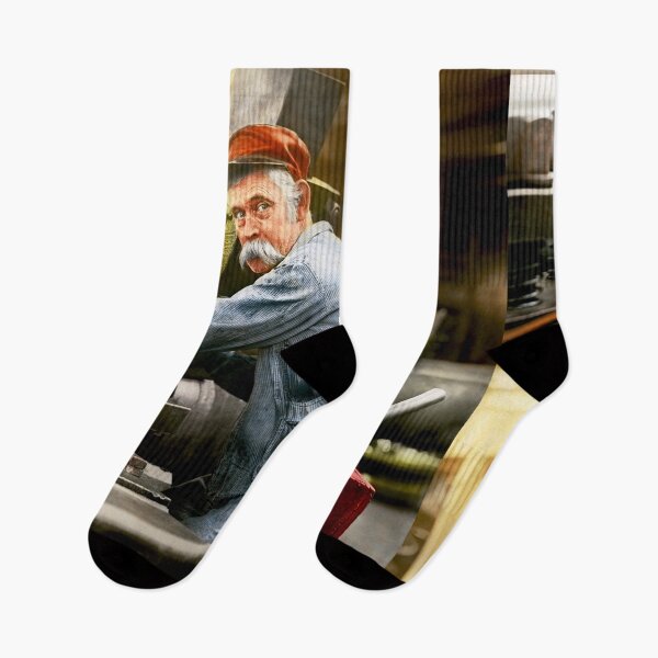 Item preview, Machinist - Lathe - A Man and his Mustache 1917 designed and sold by Mike Savad Photography.