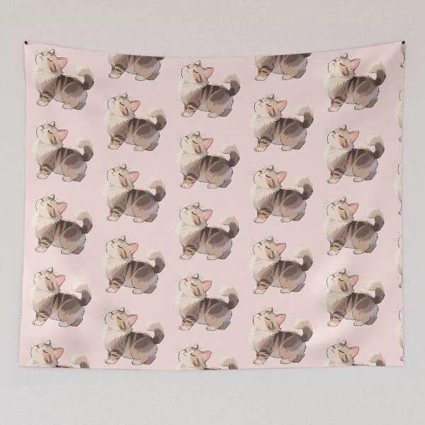 Item preview, Confident Fluffy Tabby Cat designed and sold by Raemia.