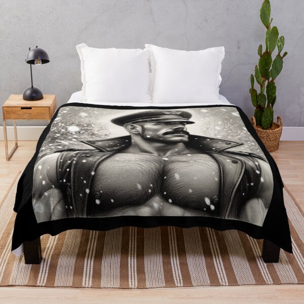 Item preview, Gay Leather Daddy Winter Pride Leder Berlin Pride Graphic Design designed and sold by ItsAKinkThing.