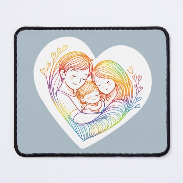 Item preview, Loving Family Embraced by Heart designed and sold by Raemia.