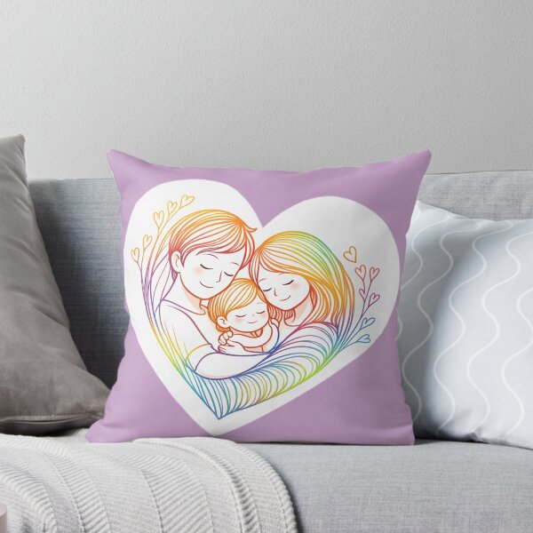 Item preview, Loving Family Embraced by Heart designed and sold by Raemia.