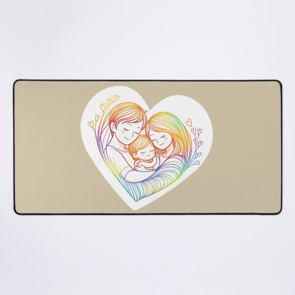 Item preview, Loving Family Embraced by Heart designed and sold by Raemia.
