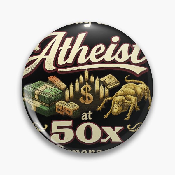 Item preview, Nobody Is an Atheist at 50x Leverage – Finance Streetwear Hoodie designed and sold by BaringsLehmann.