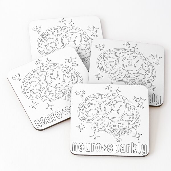 Item preview, Neurosparkly (black and white) designed and sold by neuromixart.