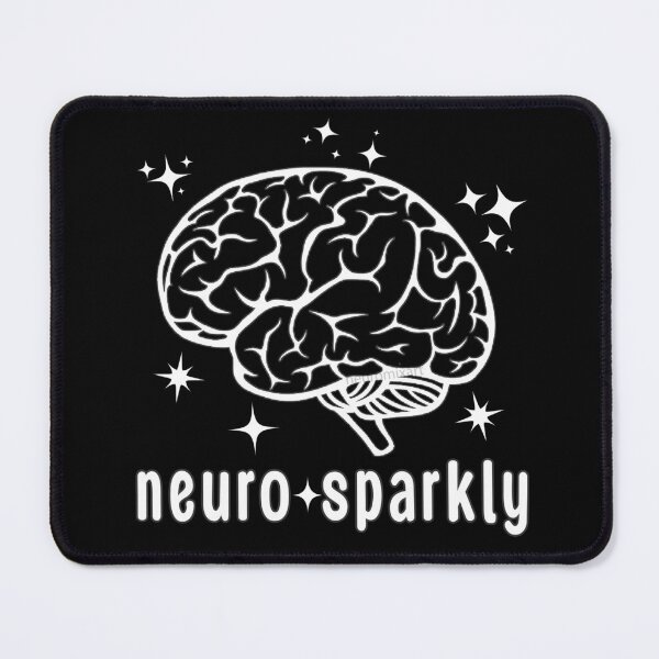 Item preview, Neurosparkly (black and white) designed and sold by neuromixart.