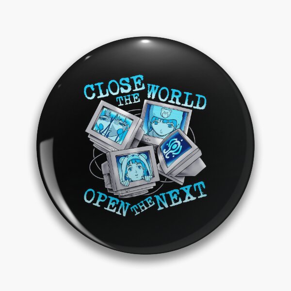 Item preview, Close The World Open The Next (Dark Shirts)  designed and sold by Hatsunemiku29.