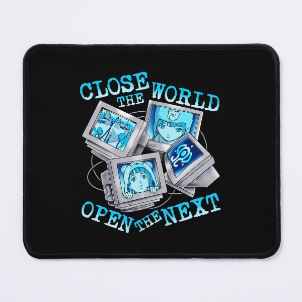 Item preview, Close The World Open The Next (Dark Shirts) designed and sold by Hatsunemiku29.